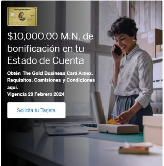 Bonificación de $10000 con American Express
