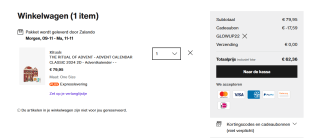 THE RITUAL OF ADVENT - 2024 2D - Adventkalender voor €62,36 dmv code bij Zalando