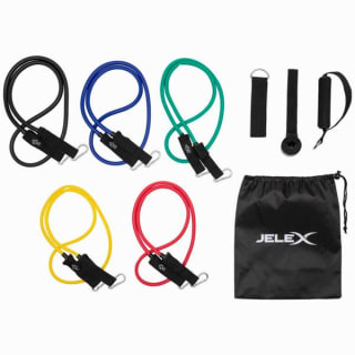 Set Fitness Tubos de resistencia elásticos 11 piezas marca jelex por 6,66€