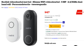 Reolink videodeurbel met bel - Slimme WiFi-videodeurbel - 5 MP voor €94,59 bij Bol