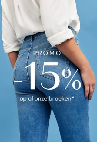 Alleen vandaag 15% korting op alle broeken en jeans bij Lola Liza