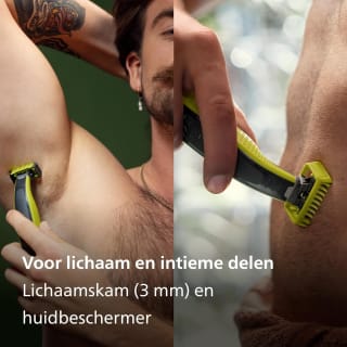 Philips OneBlade Body en Face met drie navulmesjes voor €39,99 bij Amazon