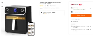 Aigostar Joy Freidora sin Aceite con Ventana 8L de 1700W por 49.98€