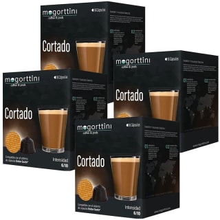 Cortado Mogorttini: 4 Cajas de 16 Cápsulas compatible Dolce Gusto por 3,95€