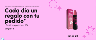 Barra Labial balsámica gratis con tu compra de +30€