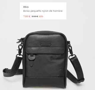 Bolso pequeño nylon de hombre Sfera por 7.99€