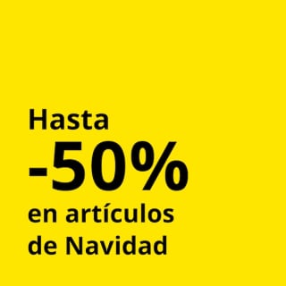Hasta -50% en artículos de Navidad