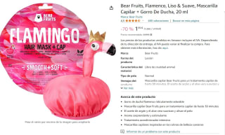 Recopilación Mascarilla Capilarbear fruits+ Gorro Cuidado del Cabello por 1,99€