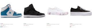 Oferta hasta 75% descuento zapatillas DC Shoes precios de locura desde 20€