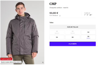 Chaqueta outdoor para Hombre CMP por 53€