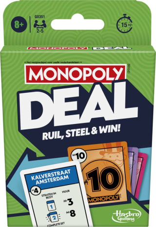 Monopoly Deal voor €7,39 via Bol