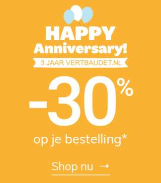 30% korting op je aankopen bij Vertbaudet