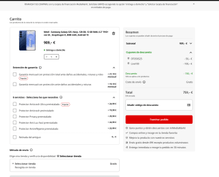 Móvil Samsung Galaxy S25 128GB por solo 759€