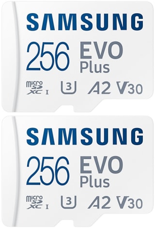 Samsung MicroSD EVO Plus 256GB - 2 Stuks voor €34,99 bij Art & Craft