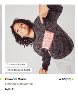 Recopilación Chándal infantiles desde 5,99€