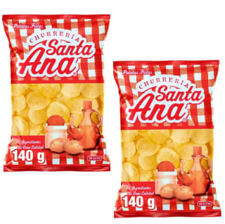 2 Santa Ana Patatas fritas con sal estilo churrería por solo 2,25€