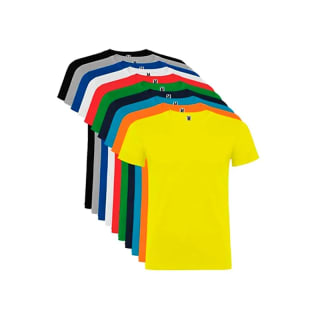 Pack 10 Camisetas manga corta 100% algodón para hombre por 15,30€