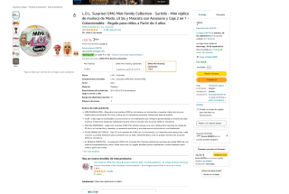 L.O.L. Surprise! OMG Mini Family Collection por solo 7€