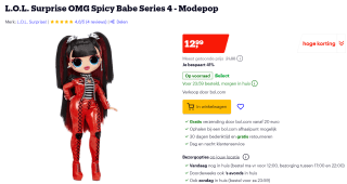 MGA Entertainment L.O.L. Surprise! O.M.G. - Spicy Babe Pop voor €12,99 bij Bol.com