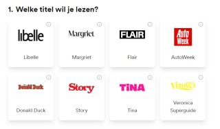 3 nummers van weekbladen voor €3 bij Kiosk