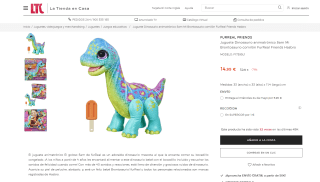 Dinosaurio animatrónico Sam marca Hasbro por tan sólo 14,99€