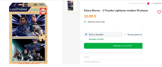 Educa Borras Puzzle De Madera 2X50 Piezas Lightyear por 6.6€