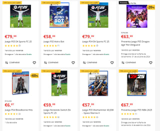 Cupón del 15% en carrito para Videojuegos