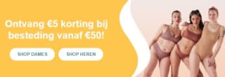 €5 korting bij besteding vanaf €50 bij Sloggies
