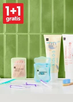 1+1 gratis op mondverzorging bij HEMA
