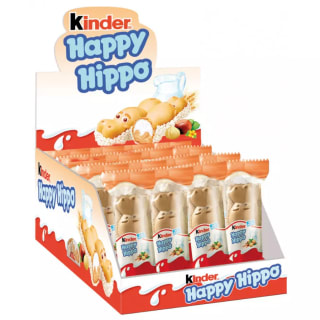 28 Barritas Kinder Happy Hippo por 10,50€ en Miravia