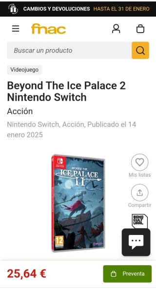 Beyond to the Ice Palace 2 por 25,64€ (socios)