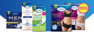 Gratis Tena-product door 100% cashback