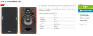 PC Speakers Edifier R1380T voor €69,90 bij Megekko
