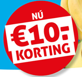 €10 korting bij de eerste online bestelling bij Hoogvliet