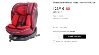 Silla de coche Nova2 I-Size - 40-150 cm por 129.99€
