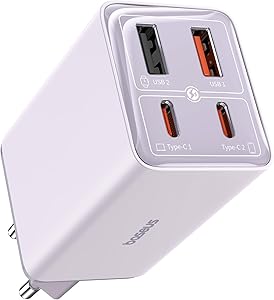 Chargeur BASEUS 65W - 4 ports, Gan Tech à 33,32€