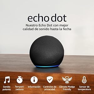 Pack de 2 Echo Dot (5.ª generación, modelo de 2022) por 51,98€