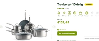 GreenPan Treviso 10-delig pannenset voor €132,45 bij Greenpan