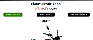 Vento Tornado 250cc por $31,999