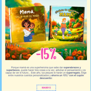 15% descuento desde Mumablue