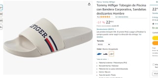 Chanclas para Hombre Tommy Hilfiger por 22€