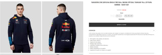 Sudadera con capucha Oracle Red Bull Racing Oficial por 30,60€