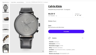 Recopilación relojes de la marca Calvin kLien desde 66€