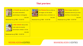 Tijdschriftenabonnement voor €9,95 bij Kruidvat