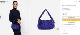 Bolso de hombro de fiesta con correa bandolera por 6,60€