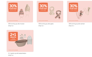 Diverse weekenddeals bij Prénatal