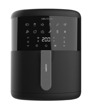 Freidora de aire - Cecotec Cecofry Bombastik 6000, 1700 W, 6 L, 80-200 ºC, 12 modos, Temporizador por 69.9€