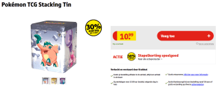 Pokémon TCG Stacking Tins voor €7,70 per stuk bij Kruidvat