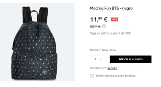 Mochila Munich Fun BTS por 11.99€