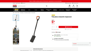 Pala plana Magnusson por 9,95€